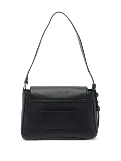 Liu •jo Logo Shoulder Bag In Black