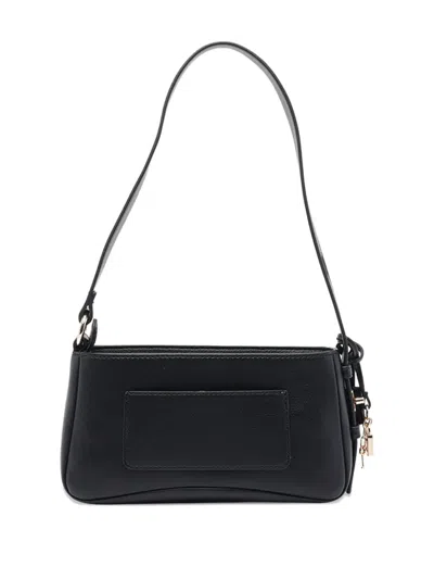 Liu •jo Logo Shoulder Bag In Black