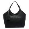 Liu •jo Large Tassel-detail Tote Bag In Black