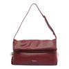 Liu •jo Versatile Shoulder Bag Adjustable Strap In Burgundy