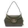 Liu •jo Logo Shoulder Bag In Green