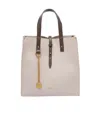 Liu •jo Double Strap And Dual Handle Shoulder Bag In Nude