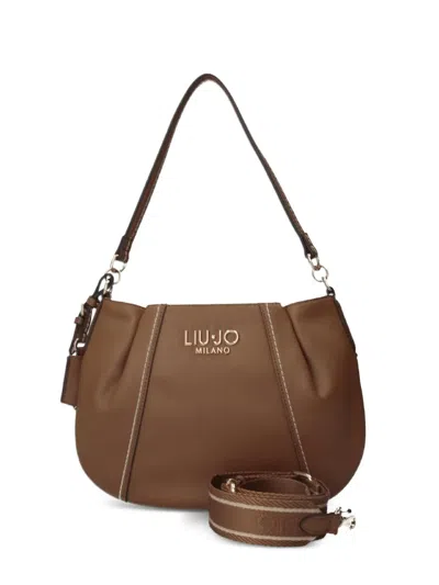 Liu •jo Logo Shoulder Bag In Red