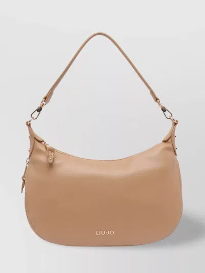 Liu •jo Logo Shoulder Bag Removable Strap In Brown
