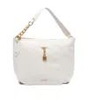 Liu •jo Shoulder Bag With Chain Strap And Padlock Detail In White