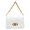Liu •jo Lapuffy Shoulder Bag In White