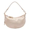 Liu •jo Logo Small Hobo Bag In Gold