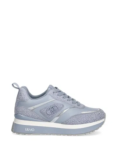 Liu •jo Logo Sneakers In Blue