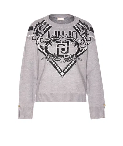 LIU •JO LOGO SWEATER