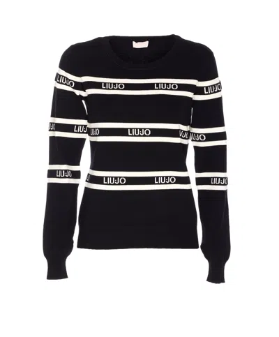 LIU •JO LOGO SWEATER