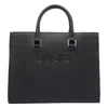 Liu •jo Logo-embossed Tote Bag In Black
