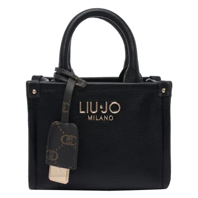 Liu •jo Logo Tote Bag In Black