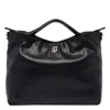 Liu •jo Versatile Tote Bag Adjustable Strap In Black