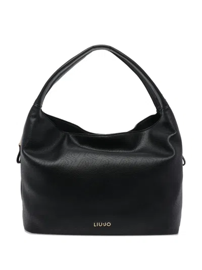 Liu •jo Logo Tote Bag In Black