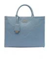 Liu •jo Logo-lettering Tote Bag In Blue