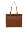 Liu •jo Logo Tote Bag In Brown