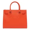 Liu •jo Logo Tote Bag In Orange