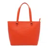 Liu •jo Logo-embossed Tote Bag In Orange