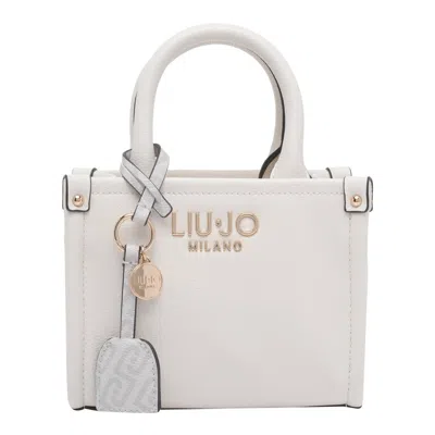 Liu •jo Logo Tote Bag In White