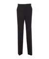 Liu •jo Button-fastening Trousers In Black