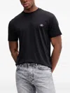 Liu •jo Logo T-shirt In Black