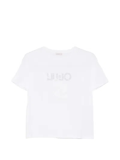 Liu •jo Logo T-shirt In White