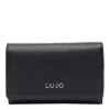 Liu •jo Logo-lettering Bi-fold Wallet In Black