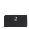 Liu •jo Logo Wallet In Black