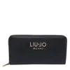 Liu •jo Stylish Zip Purse And Wallet Collection In Black