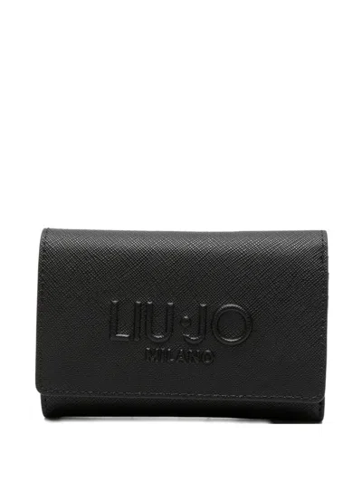 Liu •jo Logo Wallet In Black