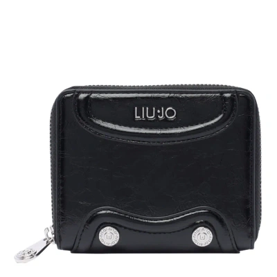 Liu •jo Logo Wallet In Black