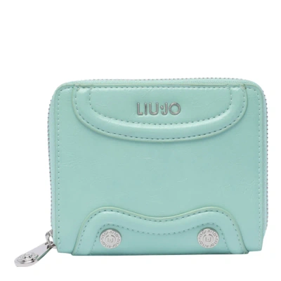 Liu •jo Logo Wallet In Blue