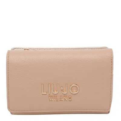 Liu •jo Logo Wallet In Pink