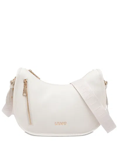 Liu •jo Liu Jo White Bamboo Logo Detail Bag