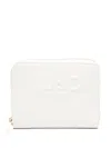 Liu •jo Logo Zip Wallet In White