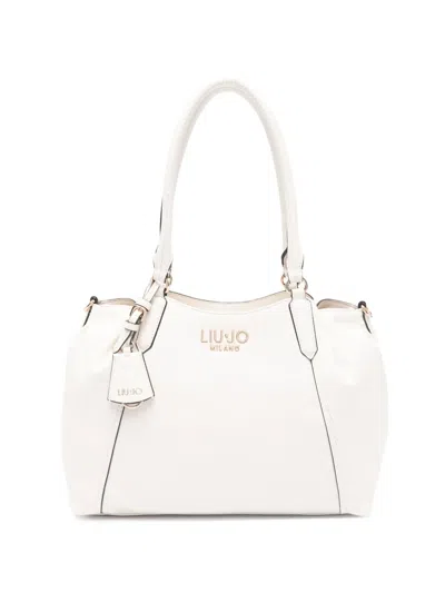 Liu •jo Logo-detail Tote Bag In White