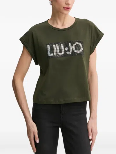 Liu •jo Logo-detail T-shirt In Multi