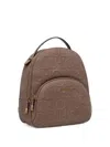 Liu •jo Logo-embossed Backpack In Pink