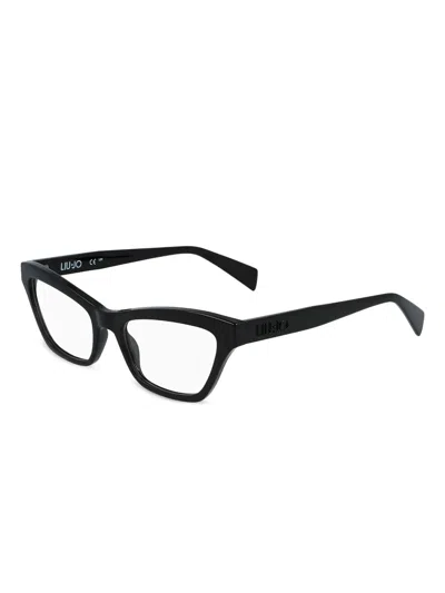 Liu •jo Logo-embossed Glasses In Black