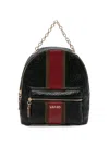 Liu •jo Logo-embossed Striped Backpack In Multi