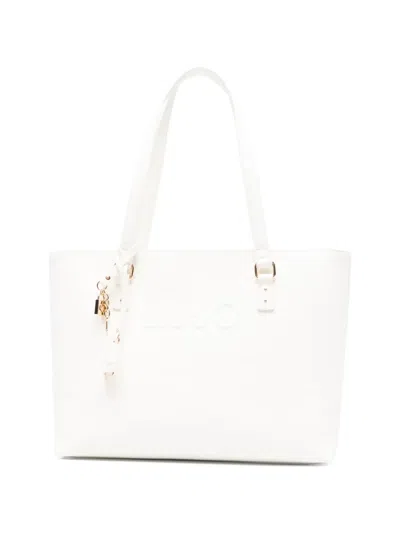 Liu •jo Logo-embossed Tote Bag In White