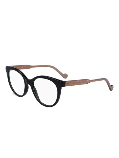 Liu •jo Logo-lettering Glasses In Black