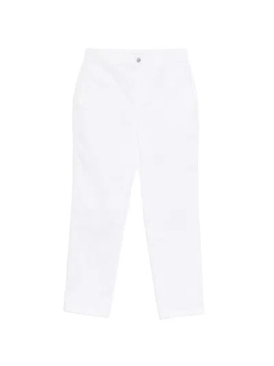 Liu •jo Logo-patch Trousers In White