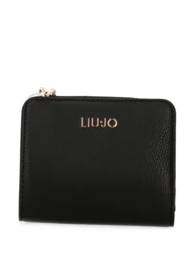 Liu •jo Logo-plaque Bifold Wallet In Purple