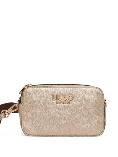 Liu •jo Logo-plaque Cross Body Bag In Neutral