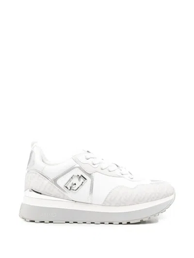 Liu •jo Logo-plaque Panelled Sneakers In Multi