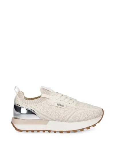 Liu •jo Logo-plaque Sneakers In Neutral