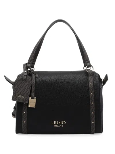 Liu •jo Logo-plaque Tote Bag In Animal Print