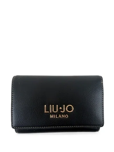 Liu •jo Logo-plaque Wallet In Pink