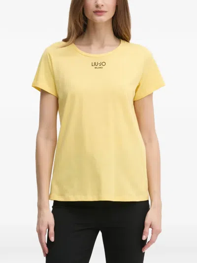 Liu •jo Logo-print T-shirt In Multi